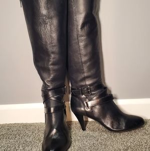 Antonio Melani Leather Boots 7.5M